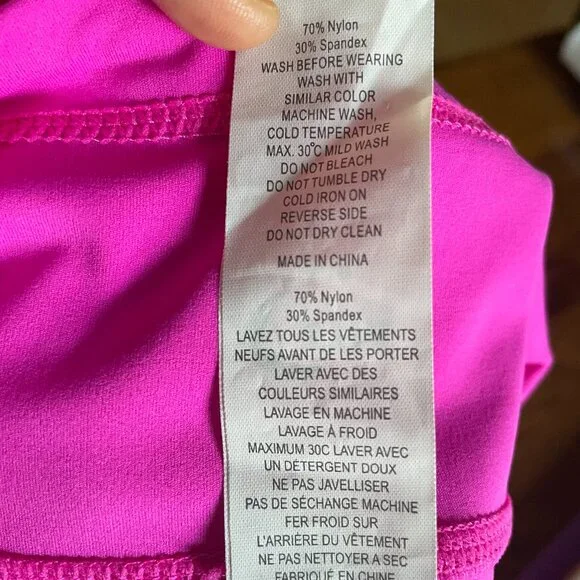 ZYIA ACTIVE 8-10 - Party Hot Pink Leggings / Joggers / High waist with Pockets - Picture 12 of 12